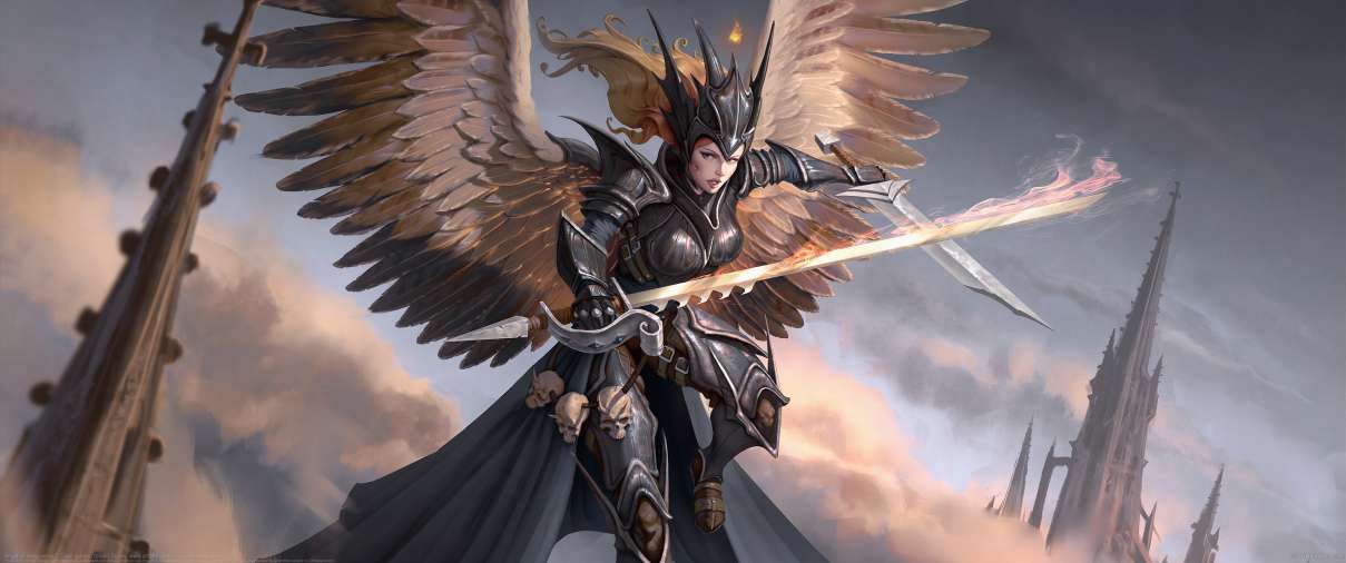 Angel of Vengeance ultrawide achtergrond