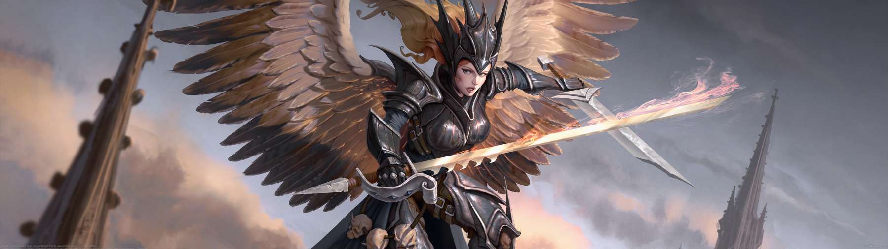 Angel of Vengeance ultrawide achtergrond