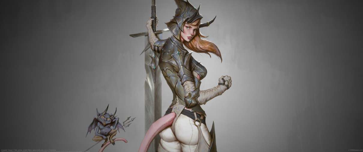 Crusader Yineva ultrawide achtergrond