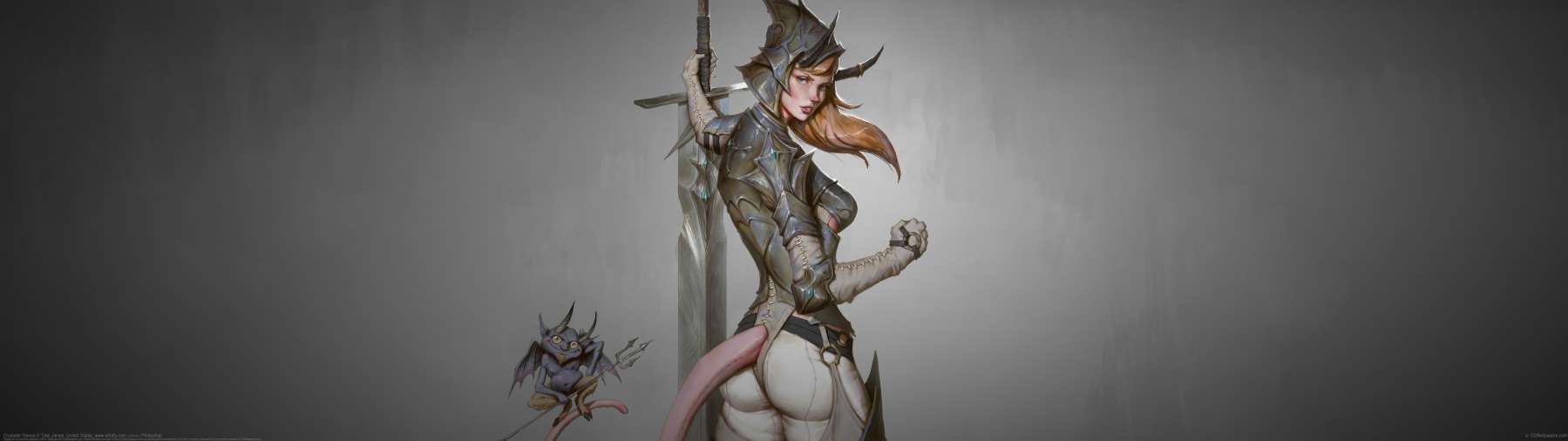 Crusader Yineva ultrawide achtergrond