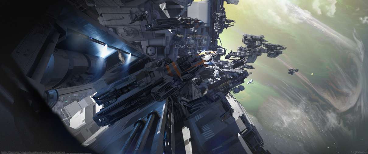 Satellite_ ultrawide achtergrond