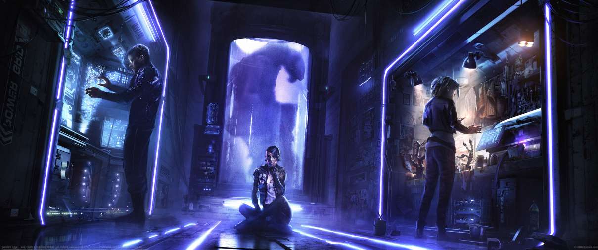 Sonnie's Edge - Love, Death & Robots ultrawide achtergrond