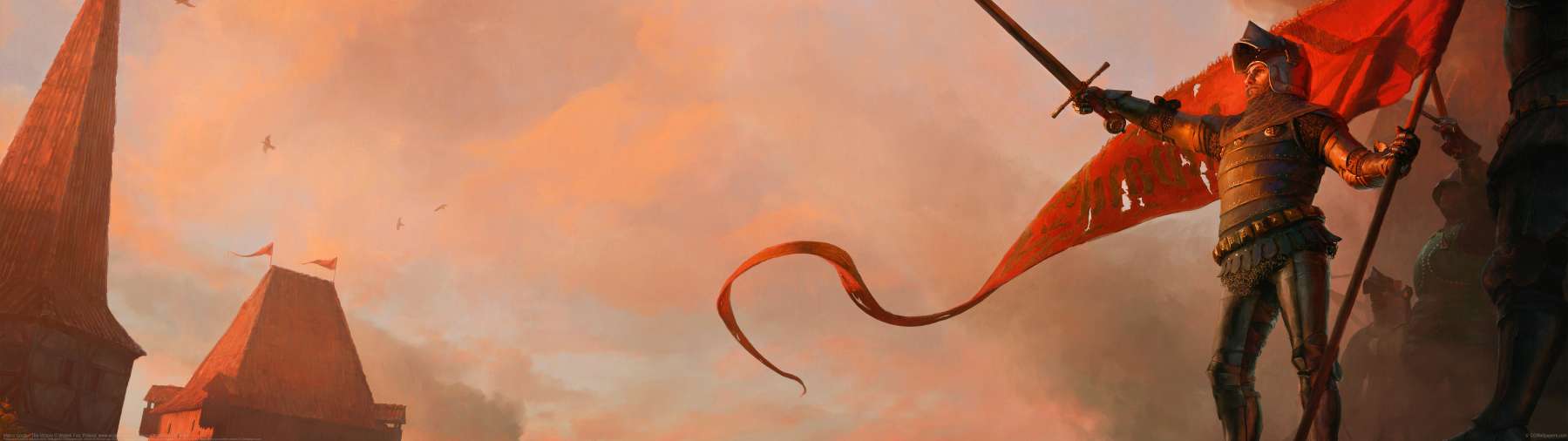 Manor Lords - The Victory ultrawide achtergrond