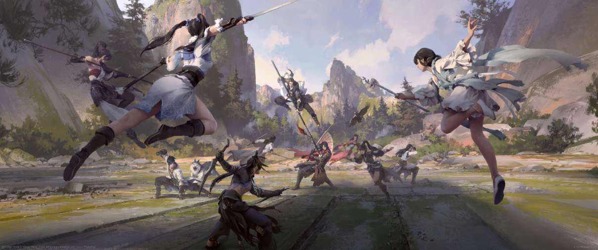 Moonlight Blade ultrawide achtergrond