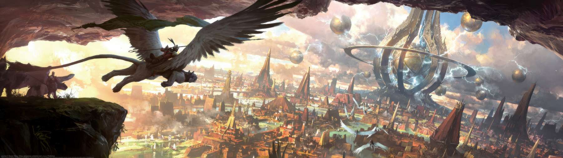 Journey ultrawide achtergrond