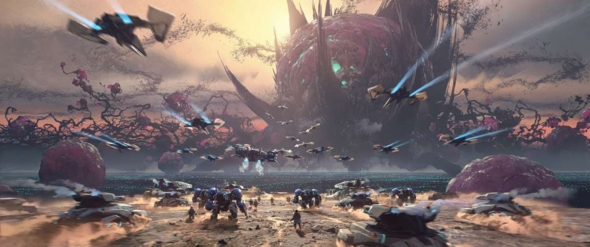 Entropy 6 ultrawide achtergrond