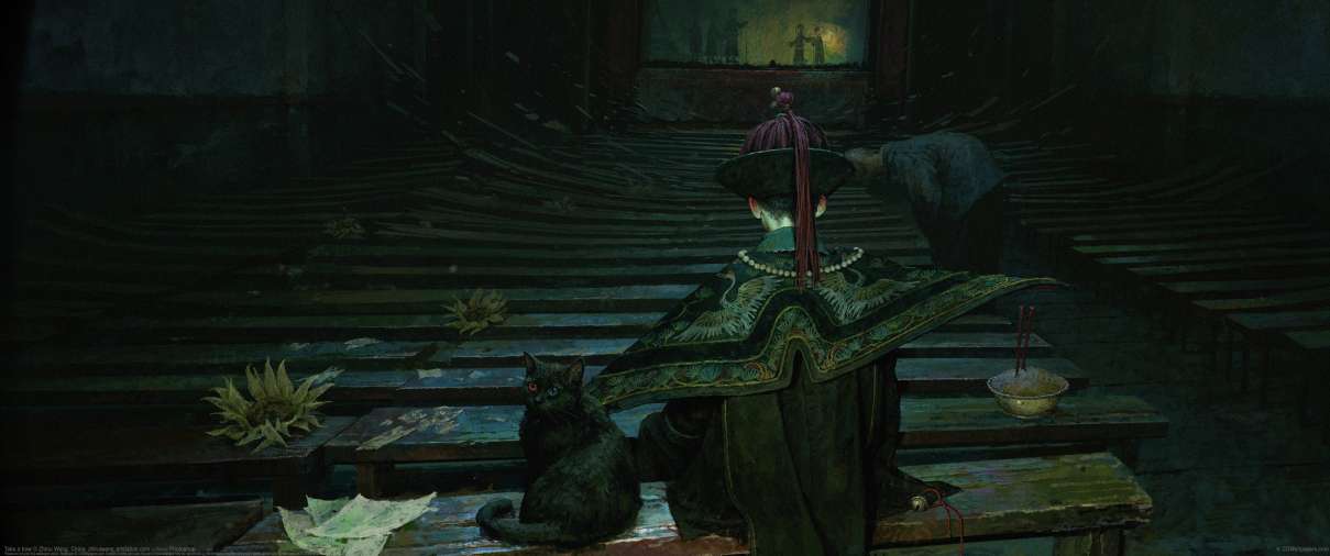 Take a bow ultrawide achtergrond