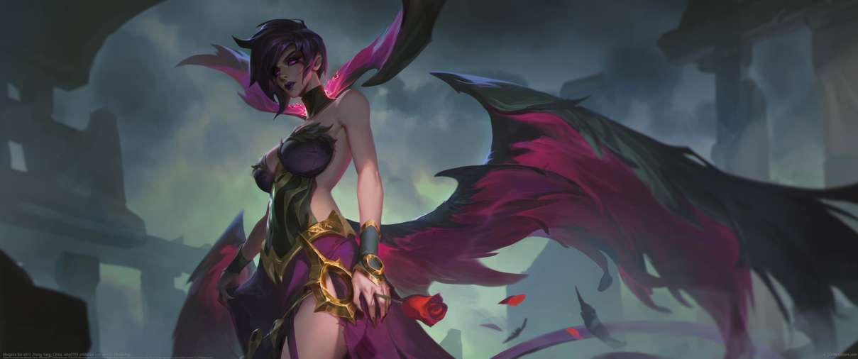Morgana fan art ultrawide achtergrond