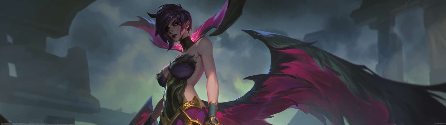 Morgana fan art ultrawide achtergrond