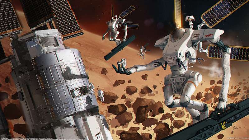 NASA Mech 32 achtergrond