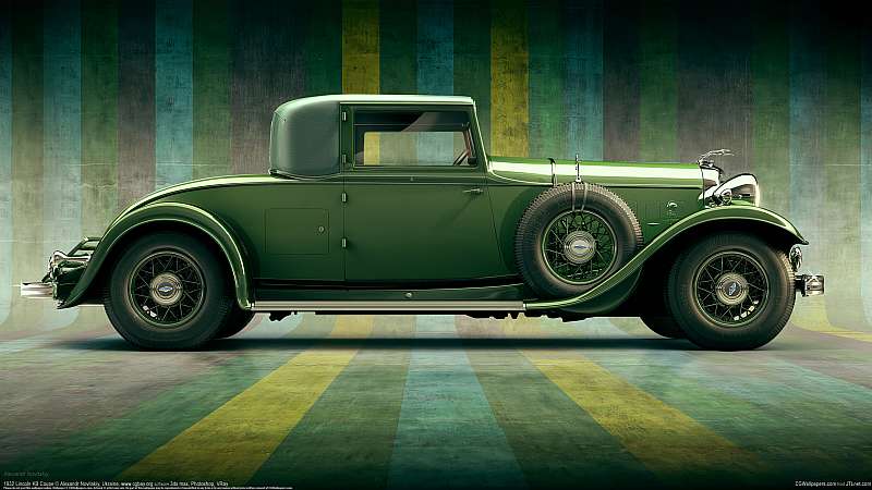 1932 Lincoln KB Coupe achtergrond
