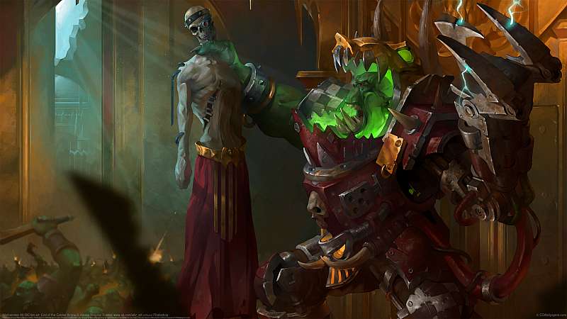Warhammer 40.000 fan art: End of the Golden throne achtergrond