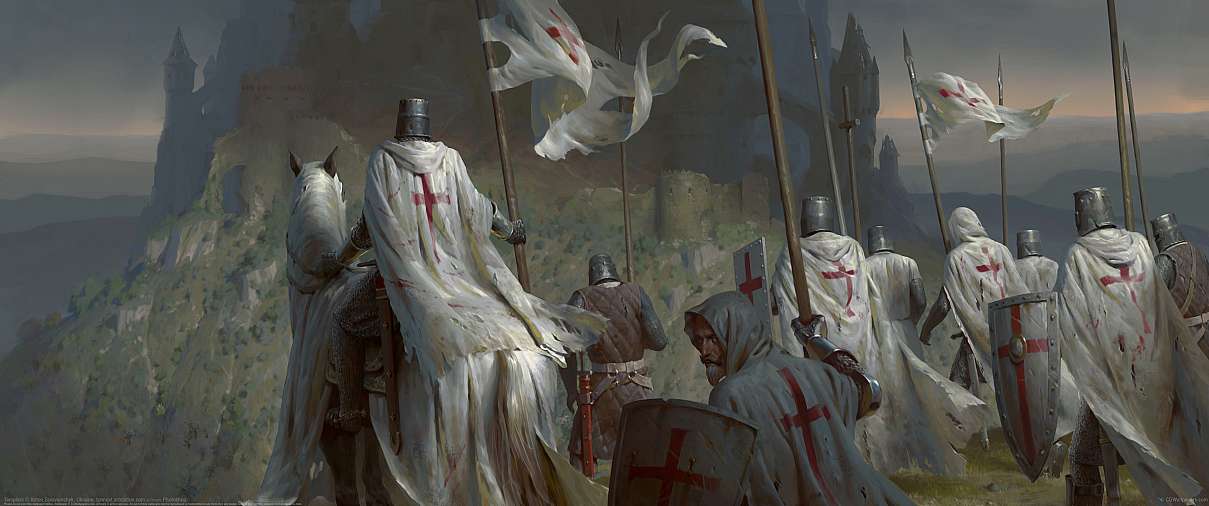 Templars ultrawide achtergrond