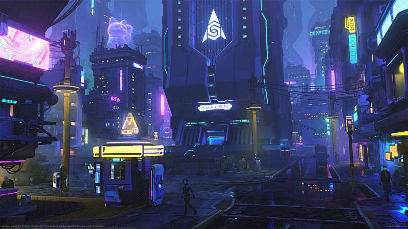 Avalon - Cyberpunk World achtergrond