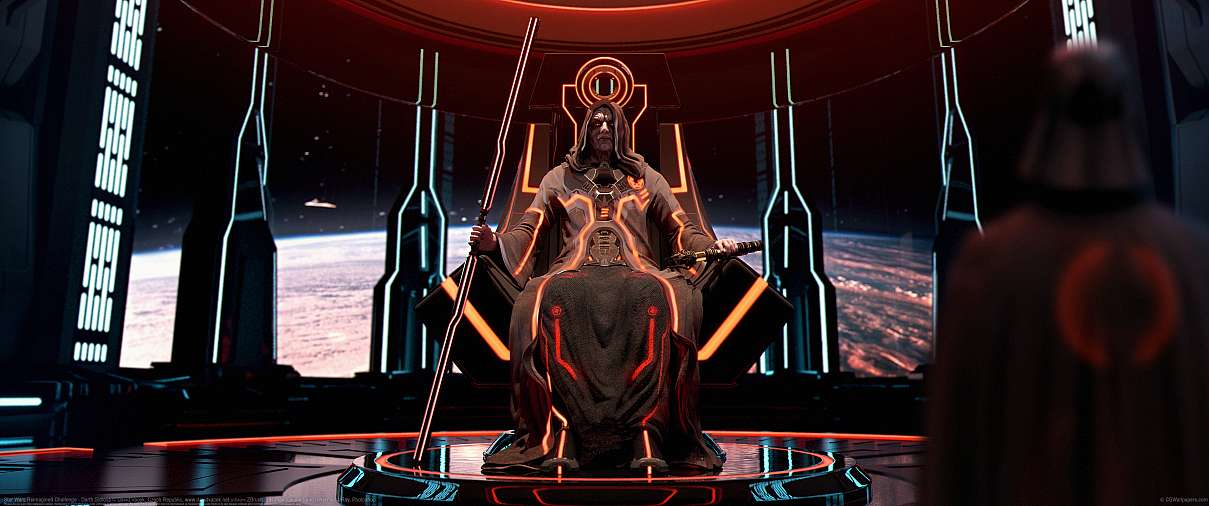 Star Wars Reimagined Challenge - Darth Sidious ultrawide achtergrond