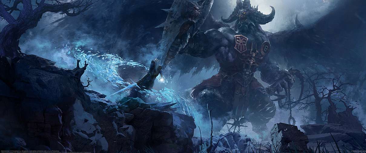Warhammer 3 ultrawide achtergrond