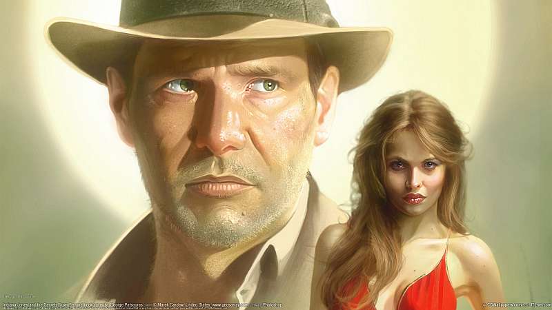 Indiana Jones and the Secrets From Beyond book cover achtergrond