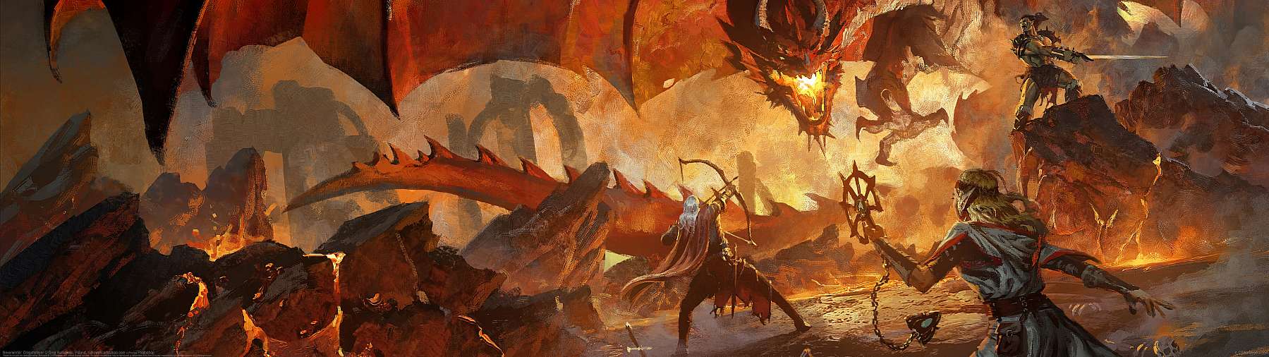 Neverwinter: Dragonslayer ultrawide achtergrond