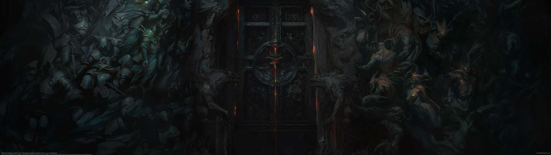 Diablo IV Gates of Hell ultrawide achtergrond