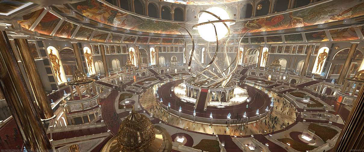 Star Atlas: Hall of Memories ultrawide achtergrond