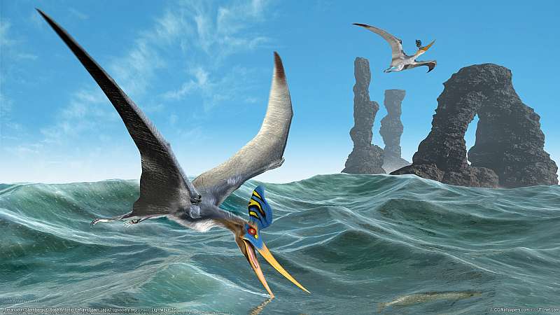 Pteranodon Sternbergi achtergrond