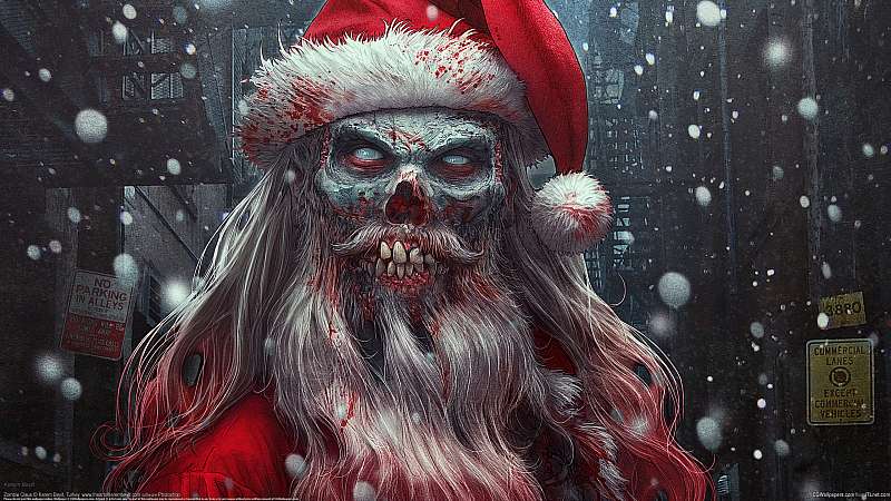 Zombie Claus achtergrond