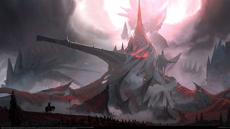 Magic the Gathering - March of the Machine: Eldraine sketches achtergrond