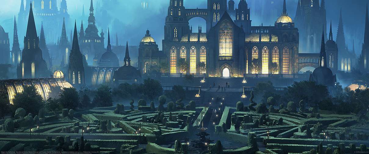 Magic the Gathering - Murders at Karlov Manor Concept art ultrawide achtergrond