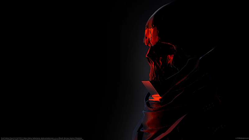 Skull Cyborg | Type 4.2 // AxTECH achtergrond