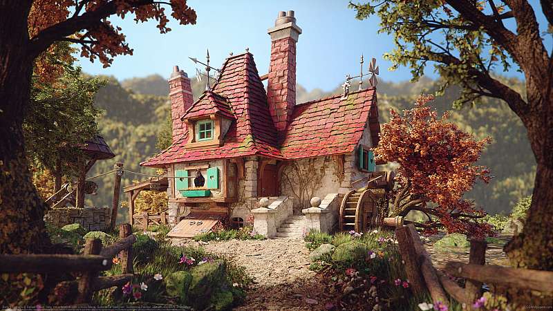 Belle's Cottage achtergrond