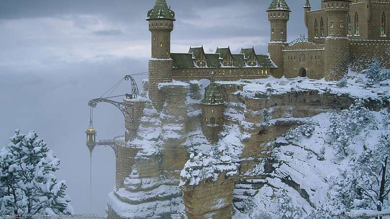 Snow Castle achtergrond