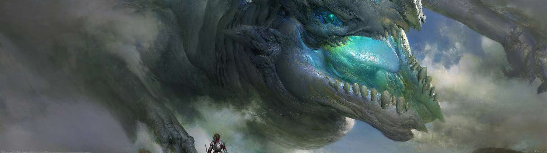 Elder Dragon ultrawide achtergrond