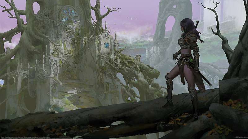 Guild Wars 2 concept art achtergrond