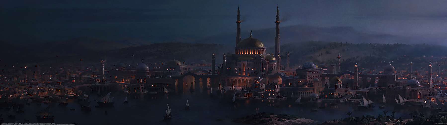 Castlevania Season 3 - Tunis ultrawide achtergrond