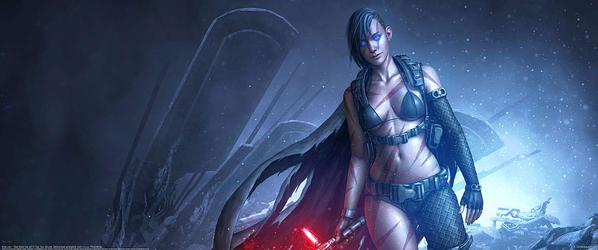 Kylo-Jen - Star Wars fan art ultrawide achtergrond