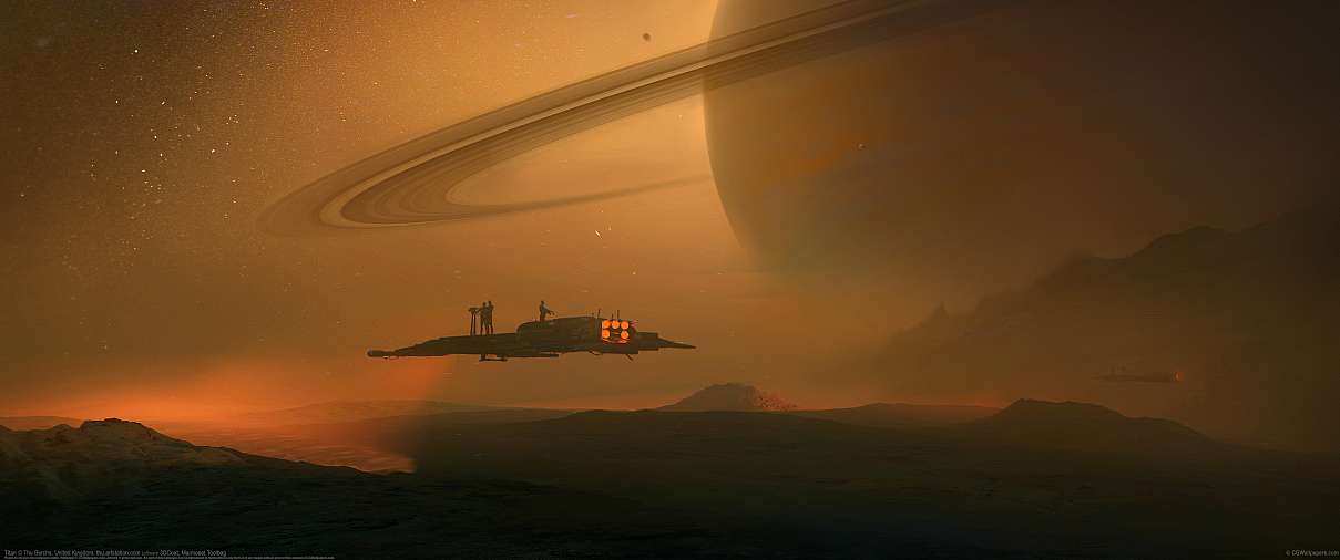 Titan ultrawide achtergrond