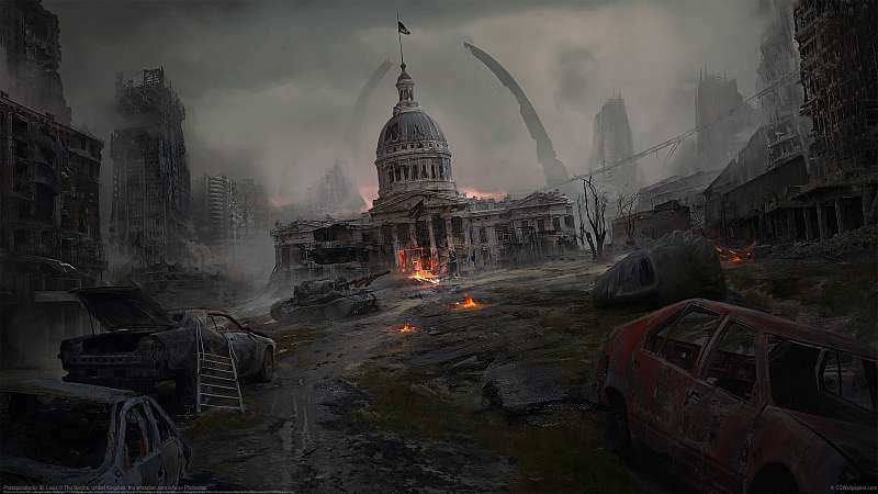 Postapocalyptic St. Louis achtergrond